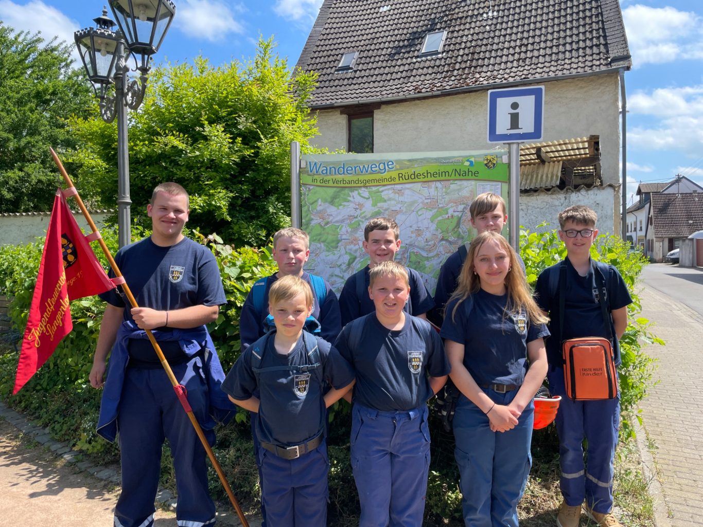 Kreisjugendfeuerwehrwandertag in Hüffelsheim 2025